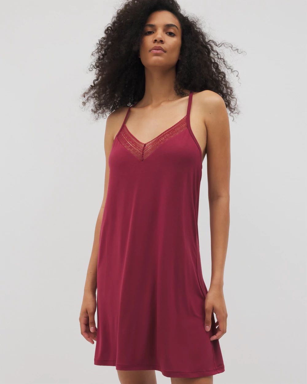 Cool Nights Geo Lace Chemise