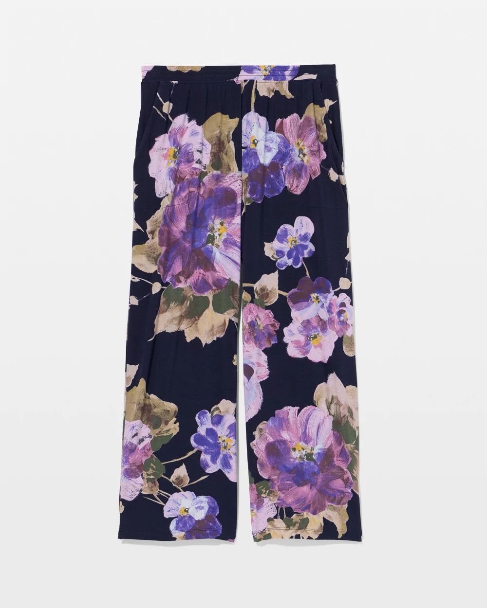 Cropped Pajama Pants click to view larger image.