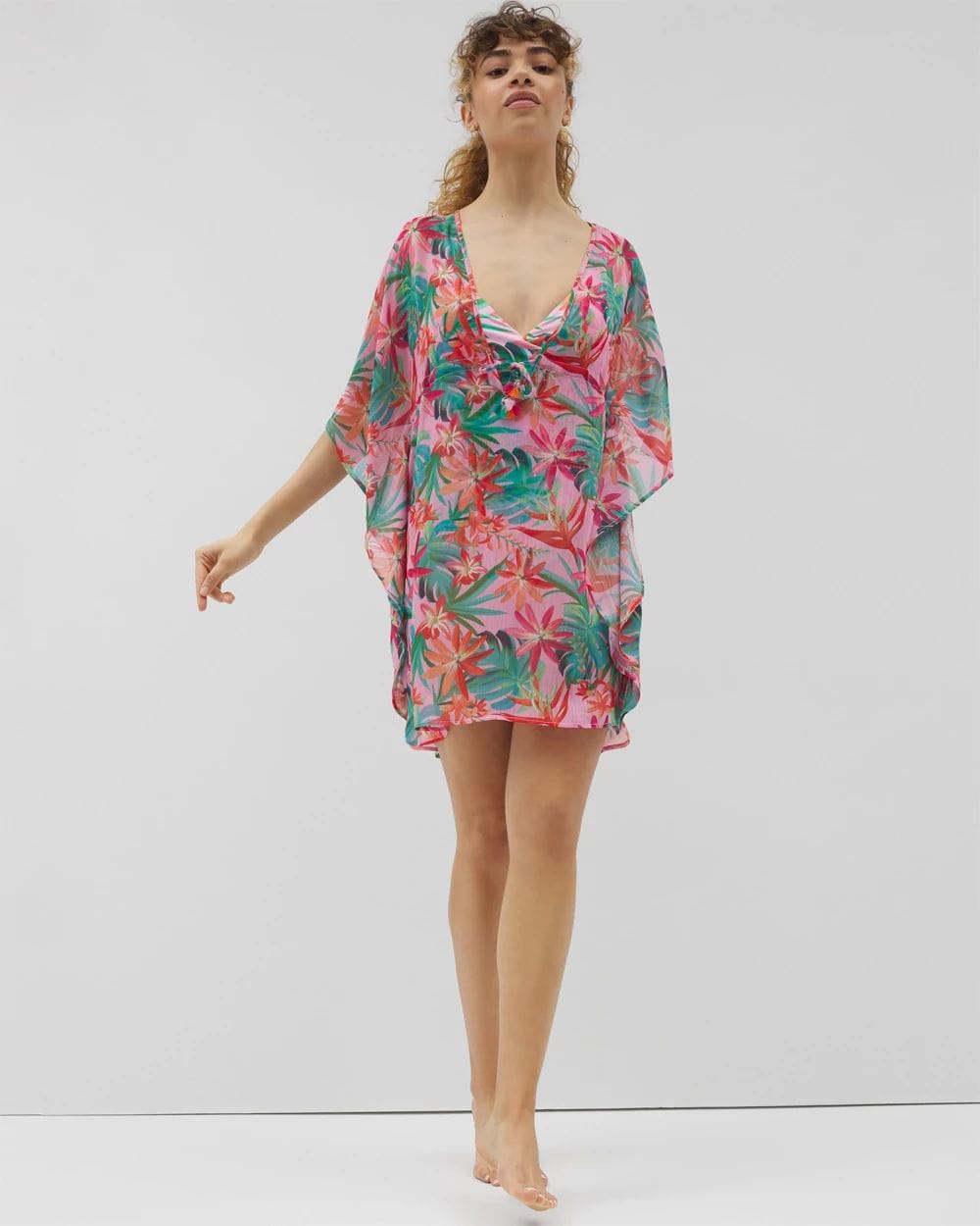 Bleu Rod Beattie Everything Under the Sun Chiffon Caftan