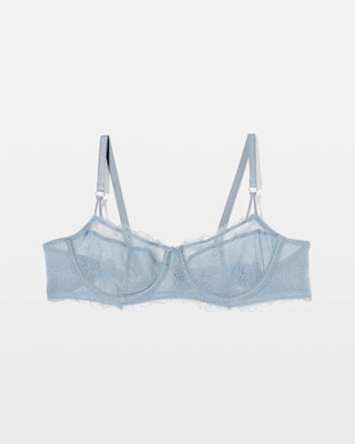 Fine Line Lace Unlined Balconette Bra click to view larger image.