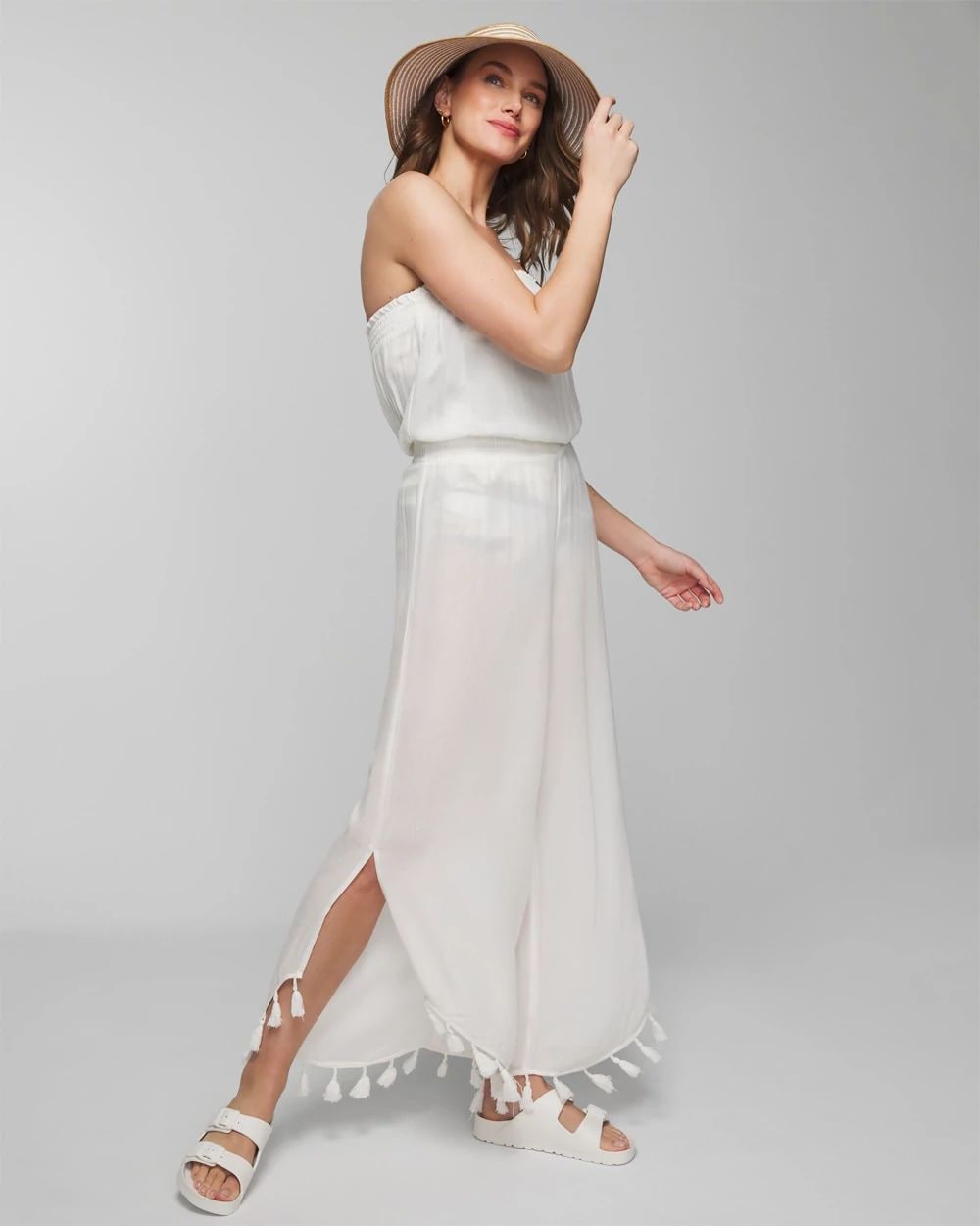 Soma Swim Tassel Trimmed Jumpsuit