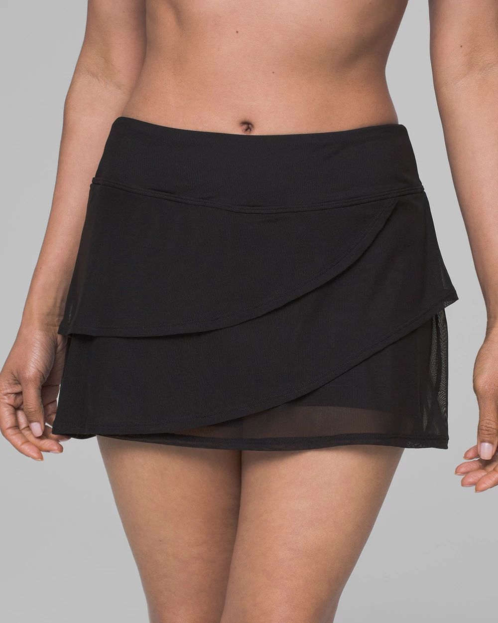 Mesh Layer Swim Skort