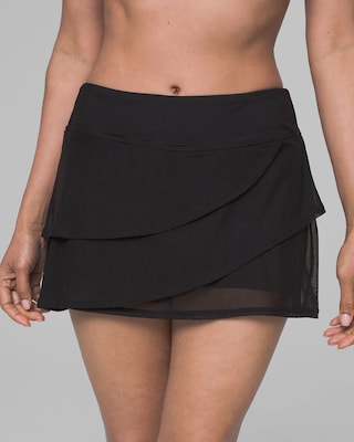Mesh Layer Swim Skort
