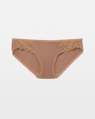 Bikini Panty with Enchanting Lace click to view larger image.