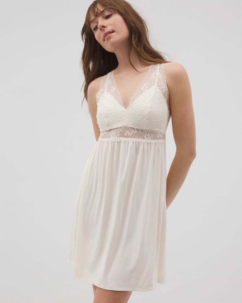Cool Nights Soft Support Lace Chemise