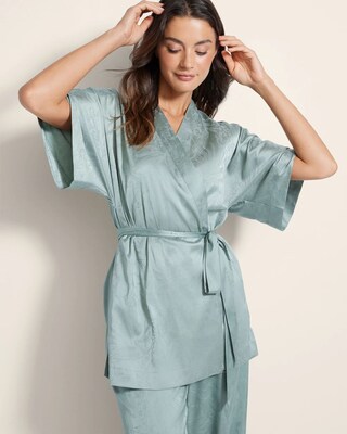 Jacquard Short Robe