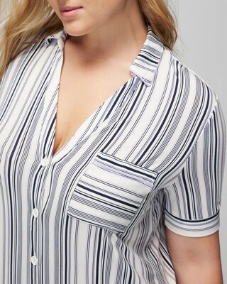 Button-Front Sleepshirt