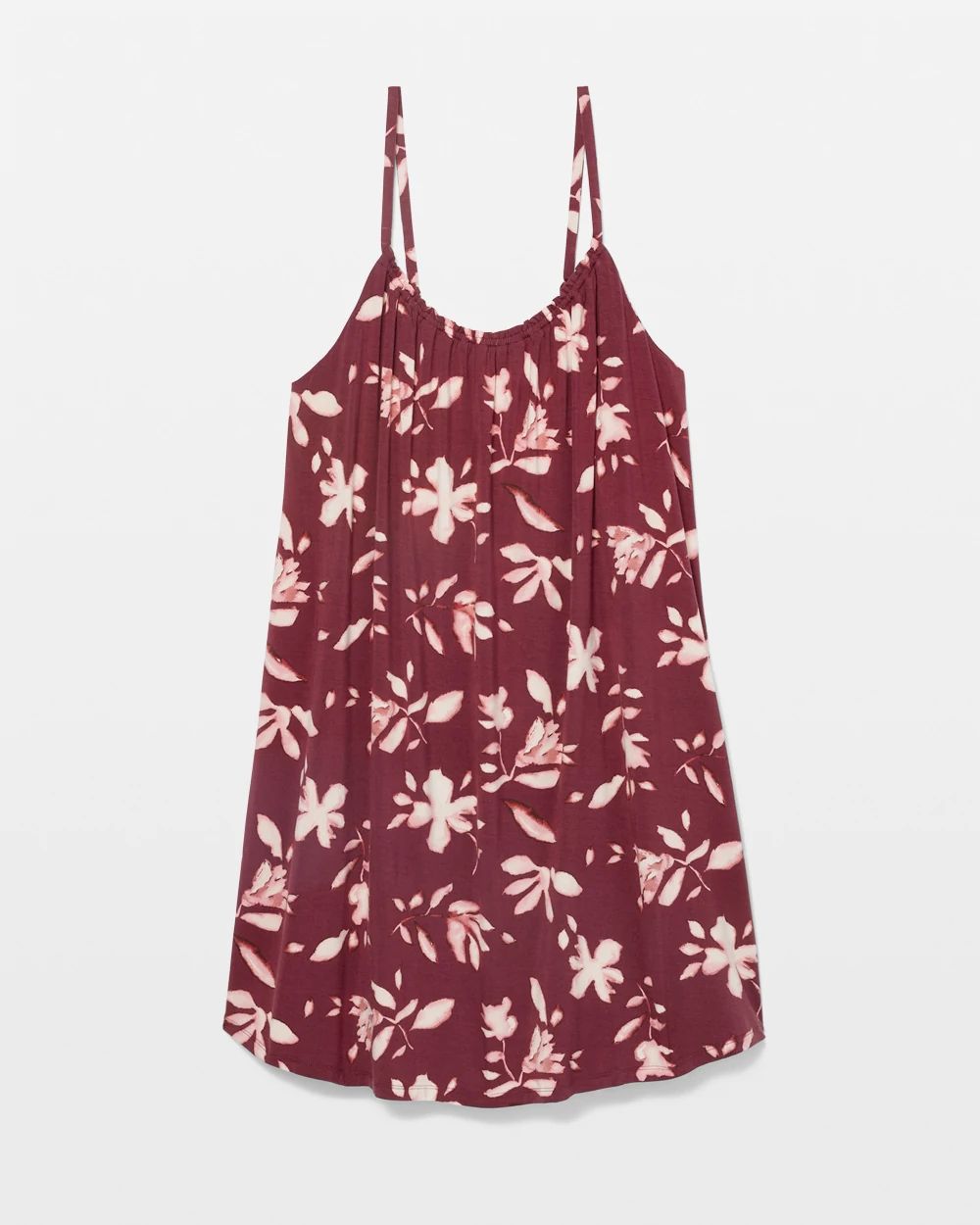 Cool Nights Shirred Neck Chemise