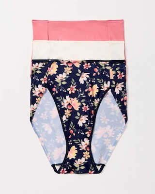 Tummy High-Leg Brief Panty 3 Pack
