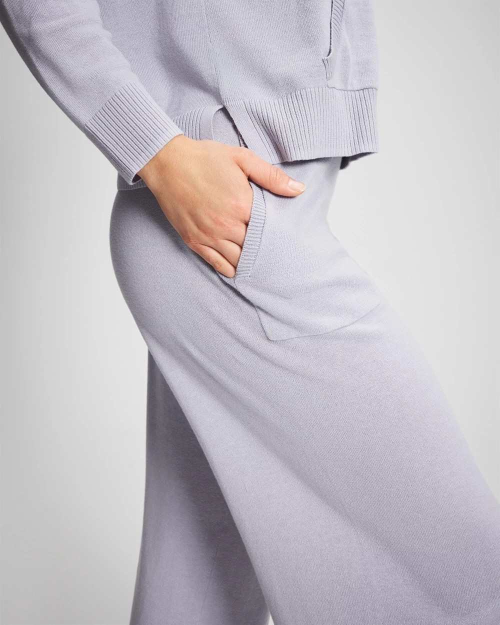 Cotton Sweater Crop Pant