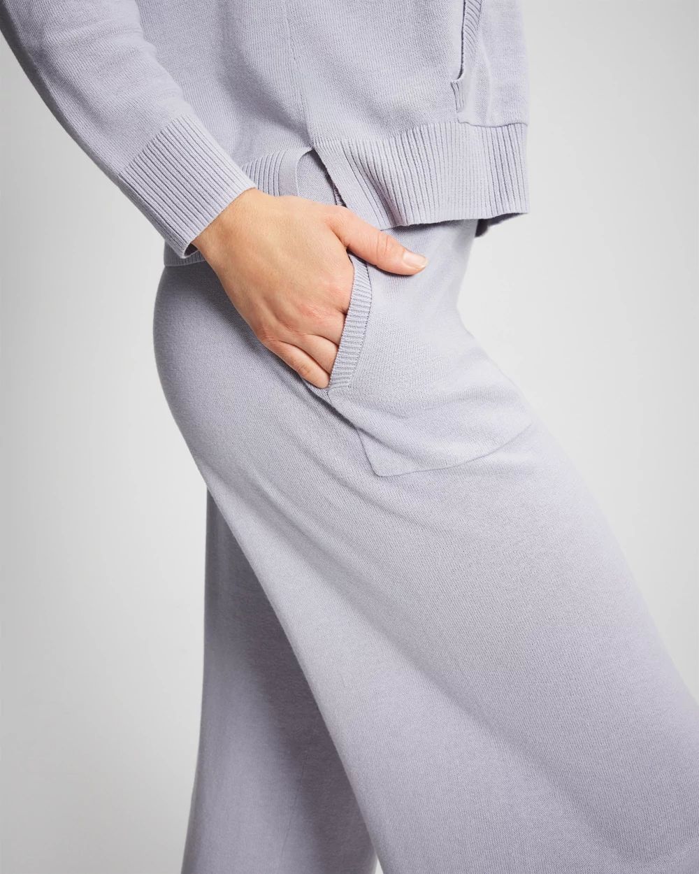 Cotton Sweater Crop Pant