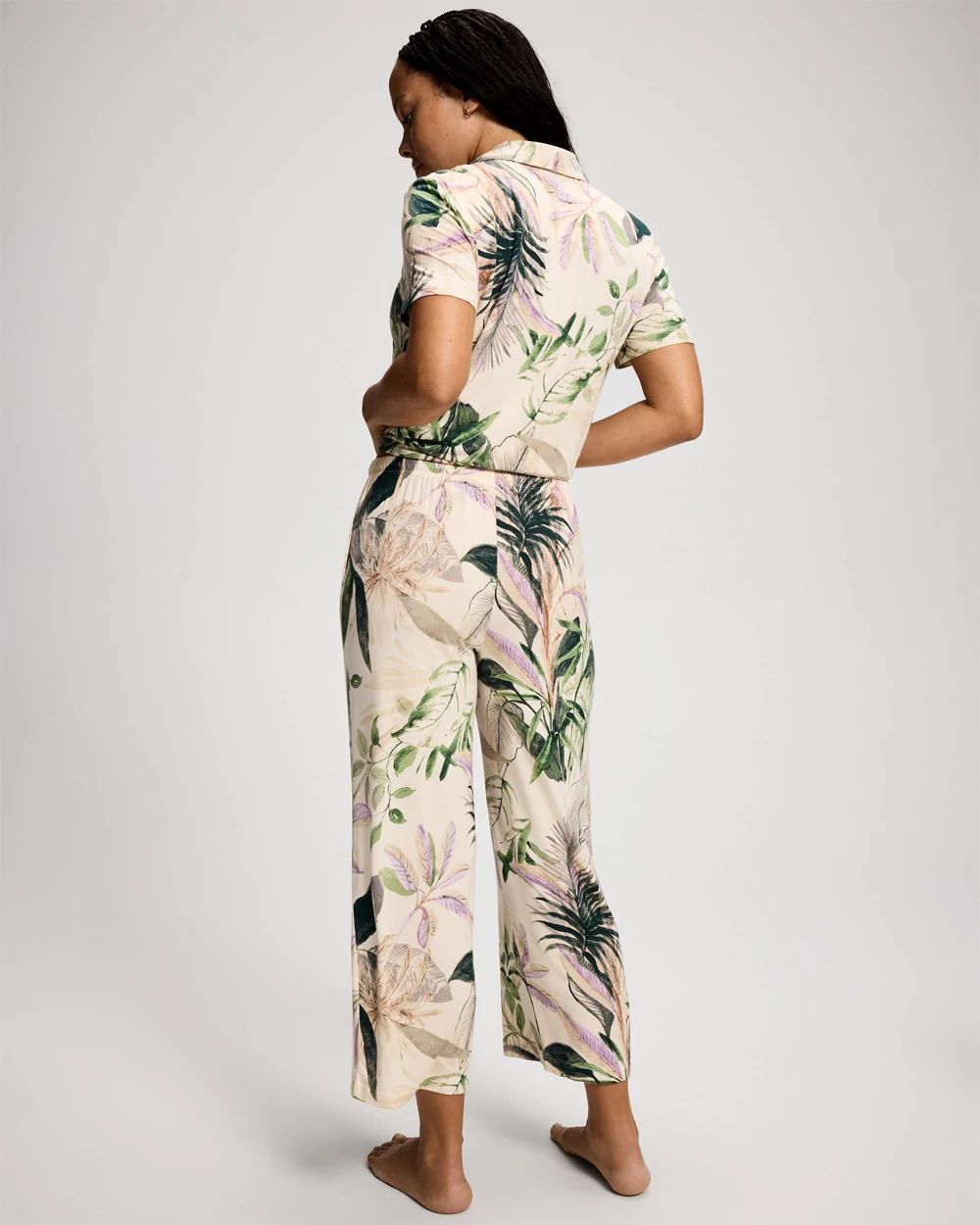 Relaxed Crop Pajama Pants click to view larger image.