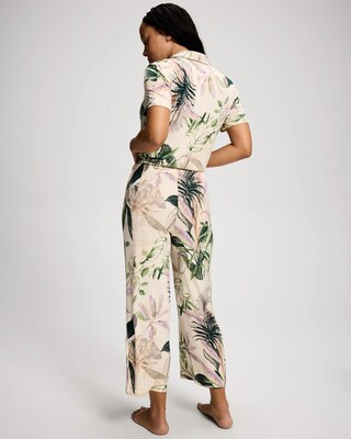 Relaxed Crop Pajama Pants click to view larger image.