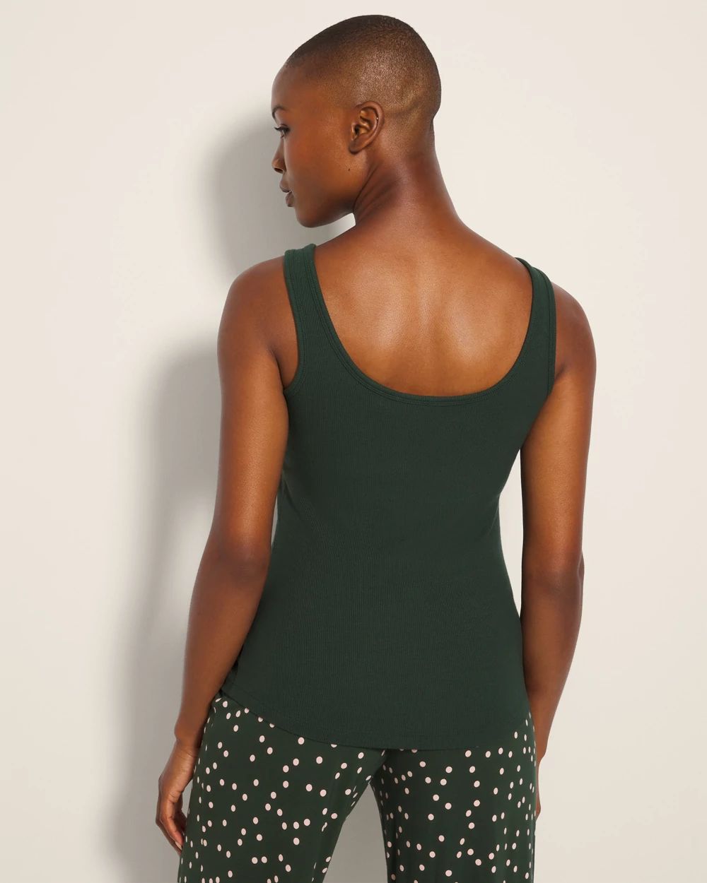 Ribbed Pajama Tank click to view larger image.