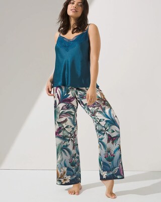 Satin Lace Pajama Cami