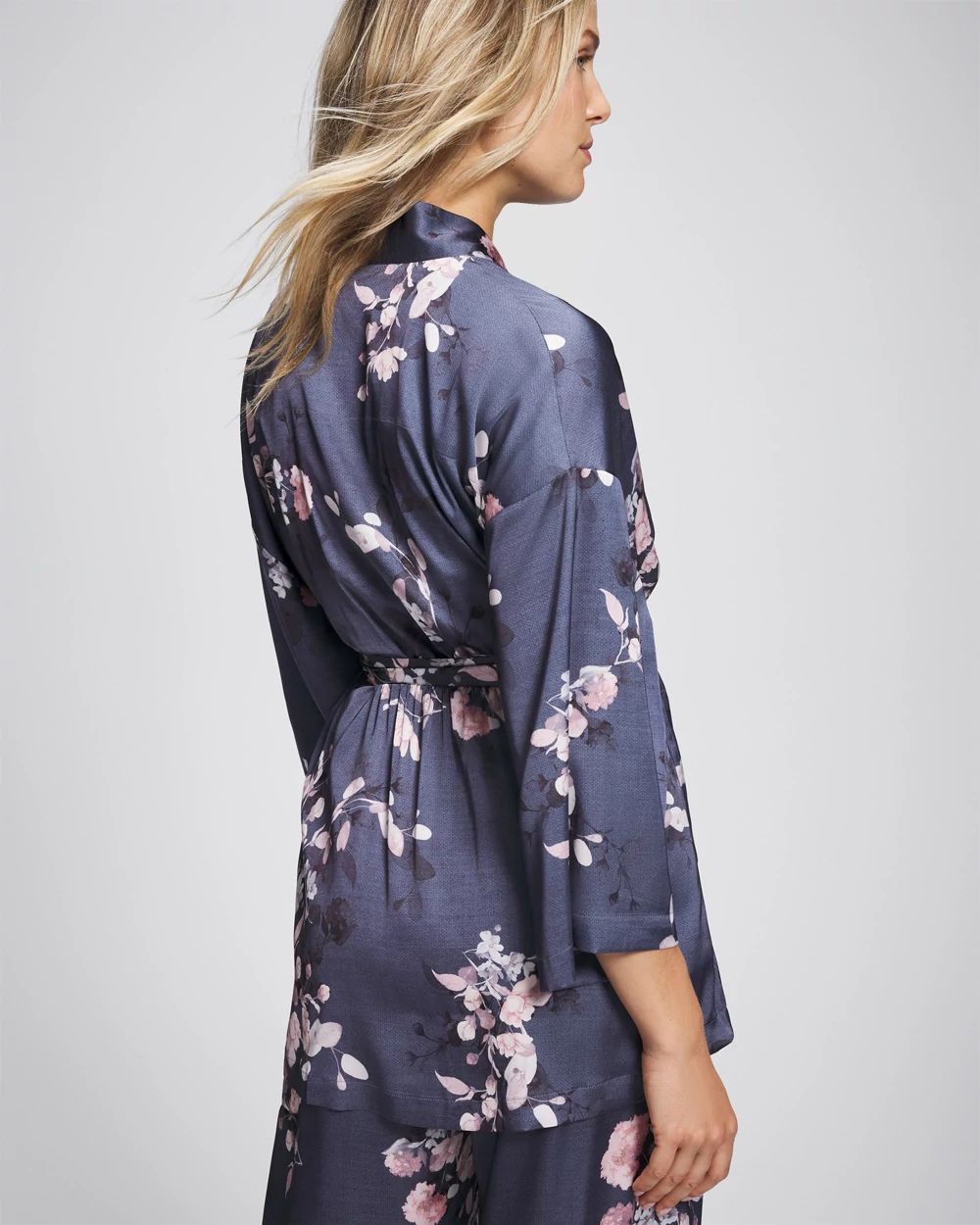 Satin Short Robe