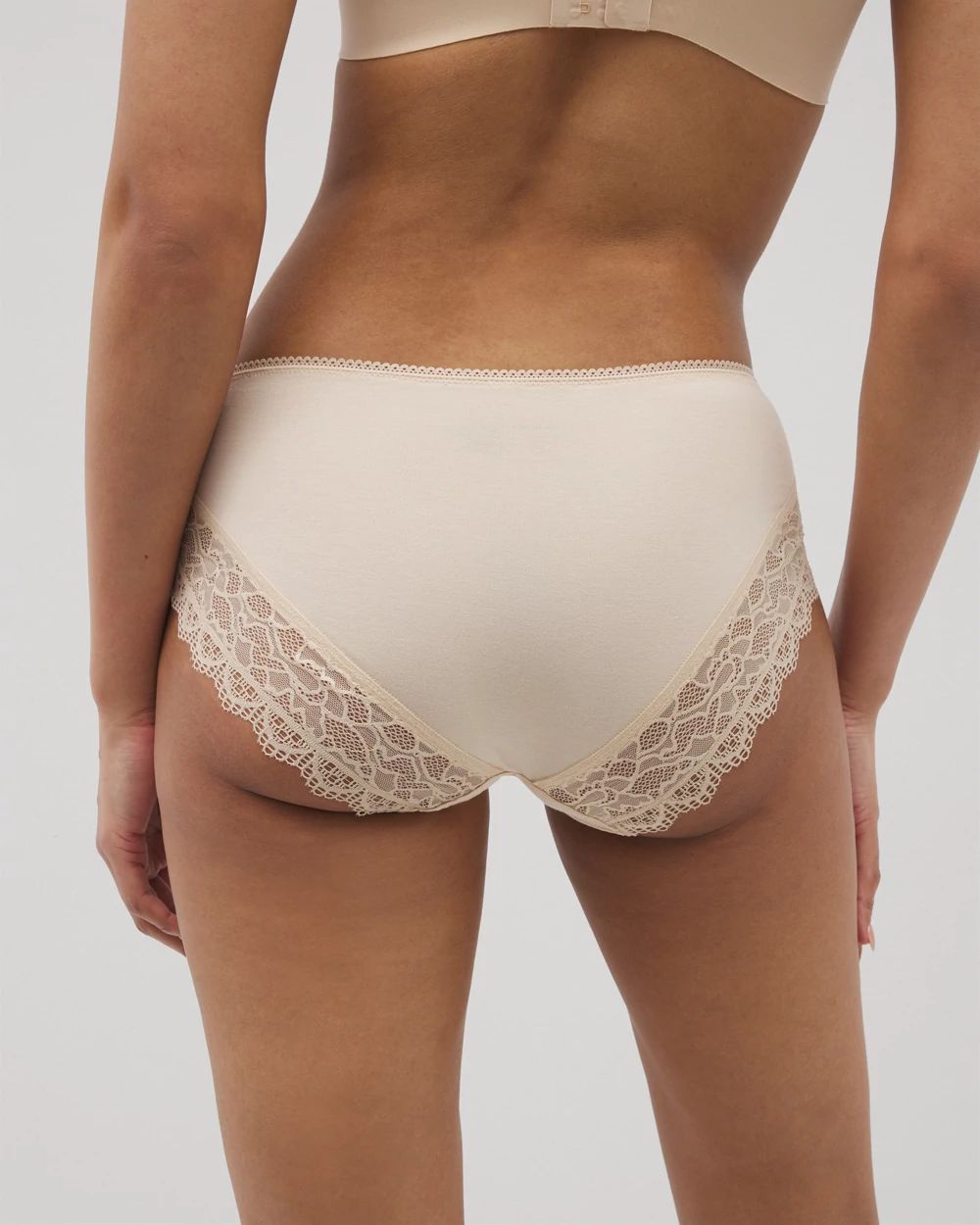 Embraceable High-Leg Panty with Enchanting Lace