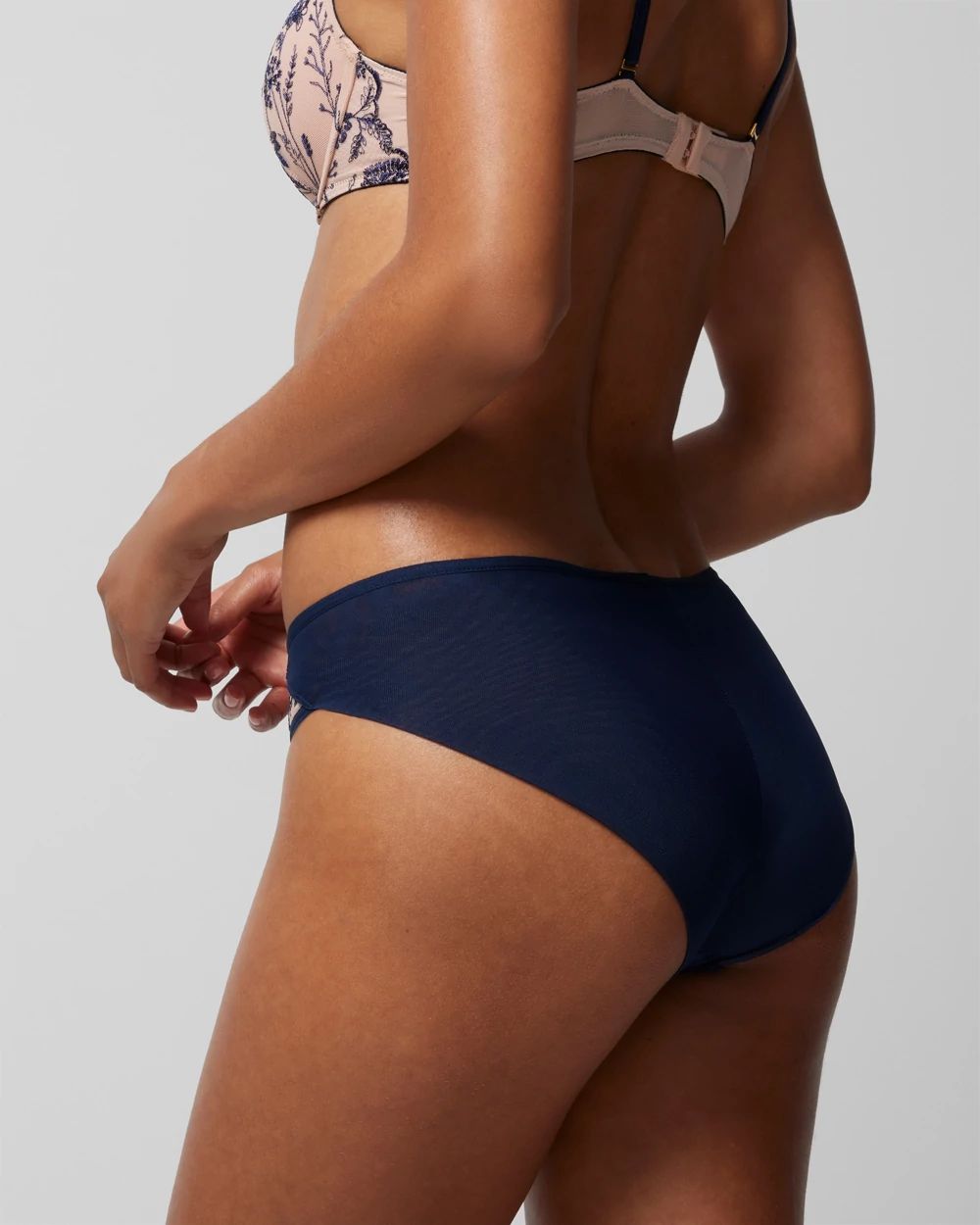 Cheeky Hipster Panty with Wildflower Embroidery