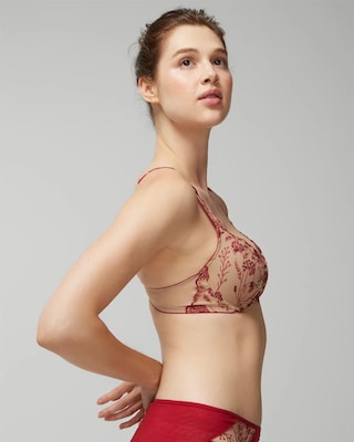 Soma Push-Up Bra with Wildflower Embroidery