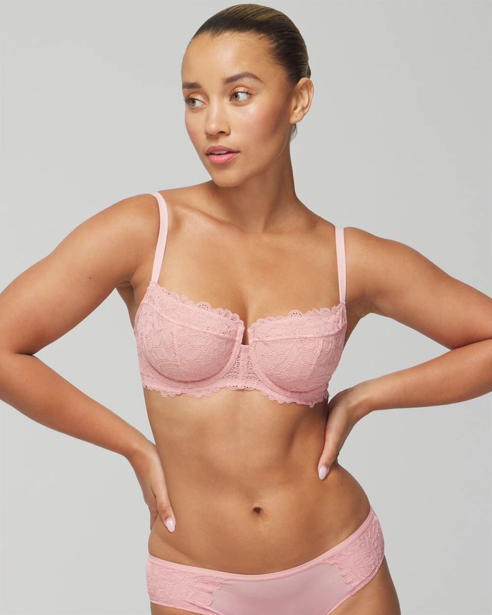 Soma Balconette Unlined Bra with Lace