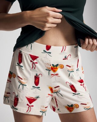 Packaged Short-Sleeve Short Pajama Set click to view larger image.