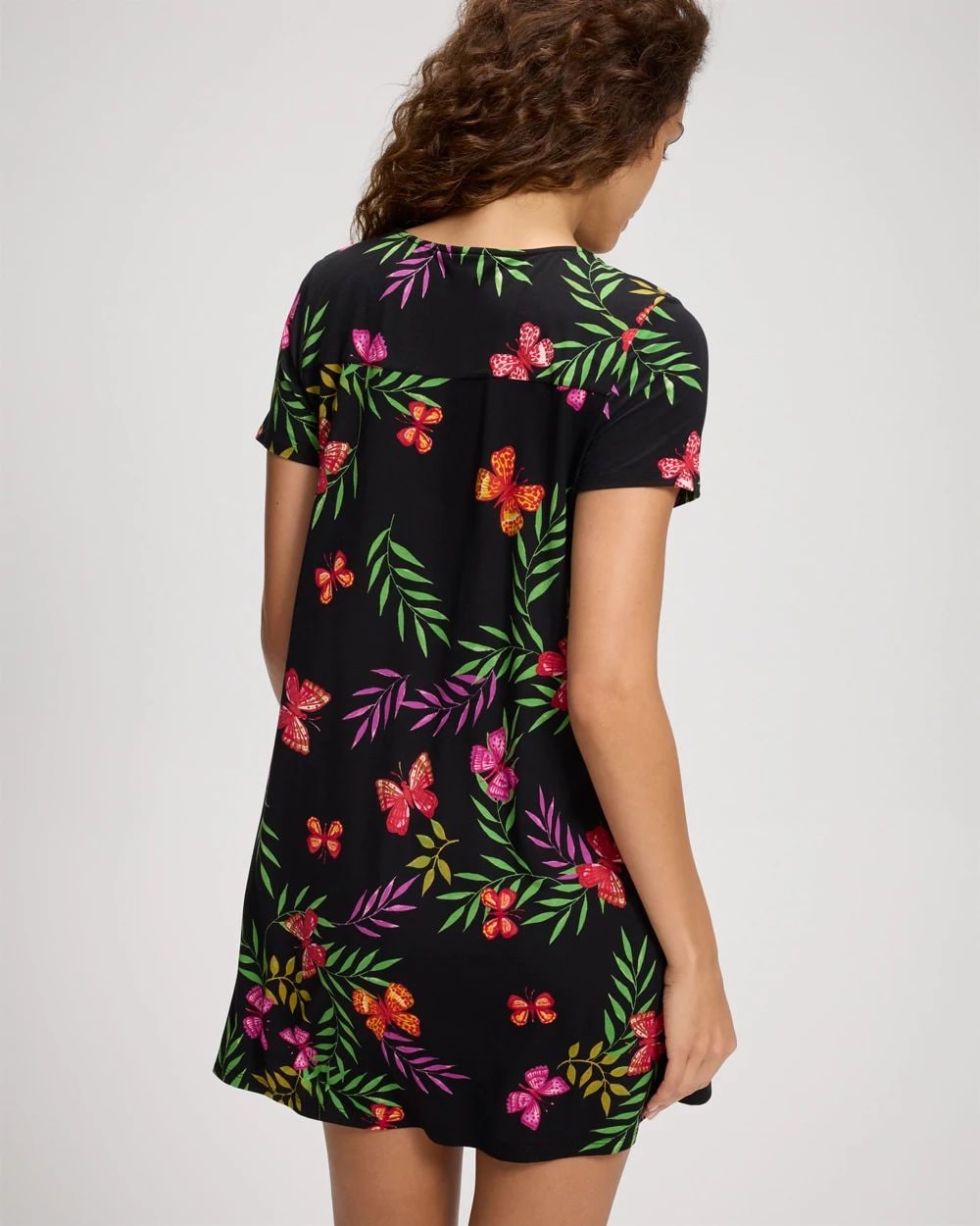 Cool Nights Short Sleeve Scoop Neck Sleepshirt