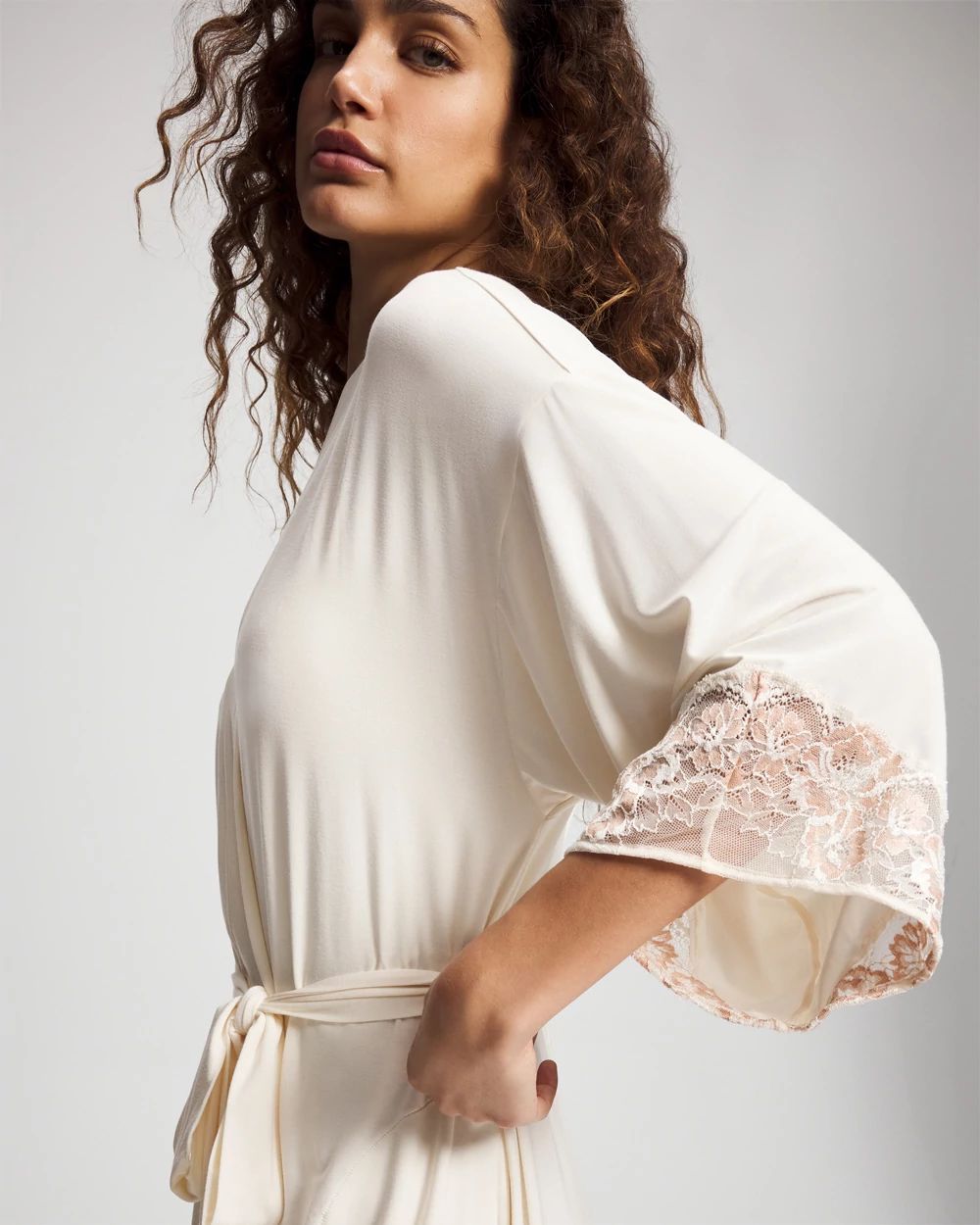 Cool Nights Lace Robe