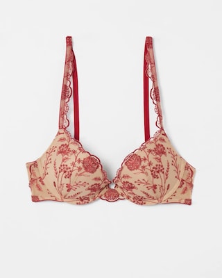 Soma Push-Up Bra with Wildflower Embroidery