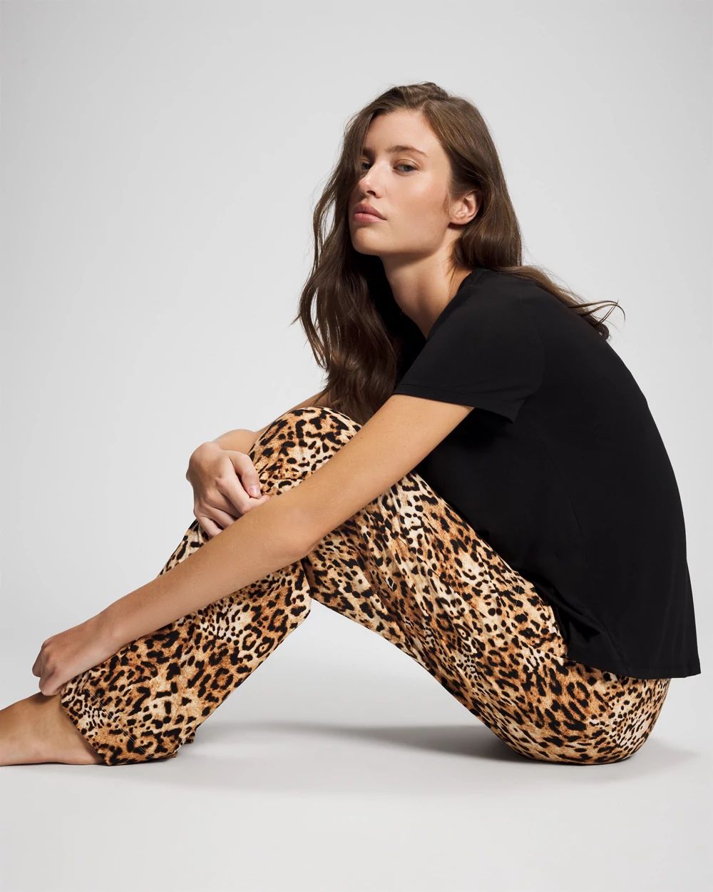 Cool Nights Packaged Short-Sleeve Pant Pajama Set