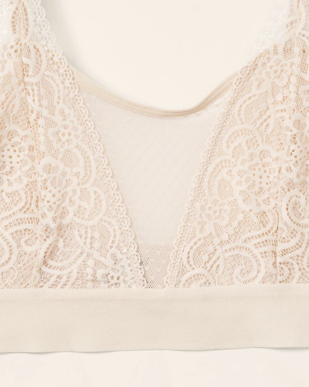 AnaOno Wireless Pocketed Cupless Lace Bralette