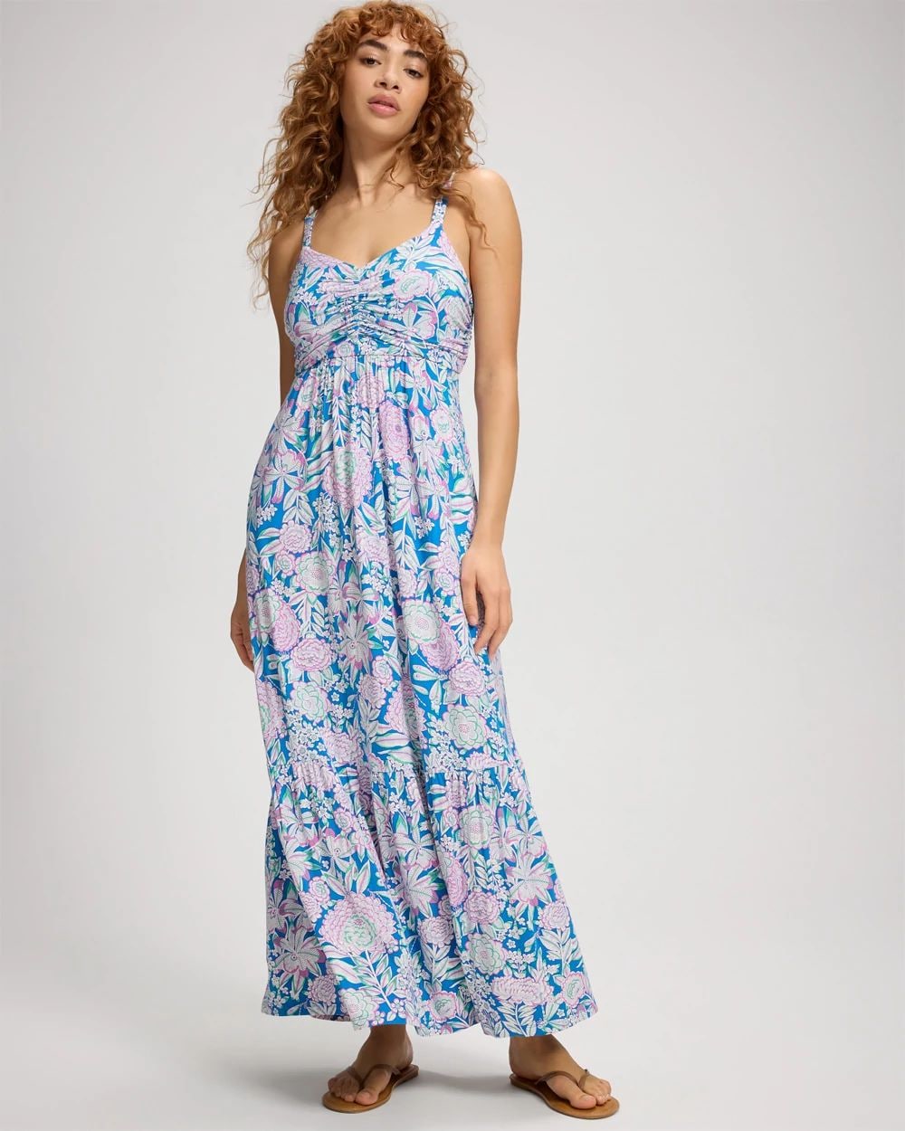 Tiered Maxi Bra Dress