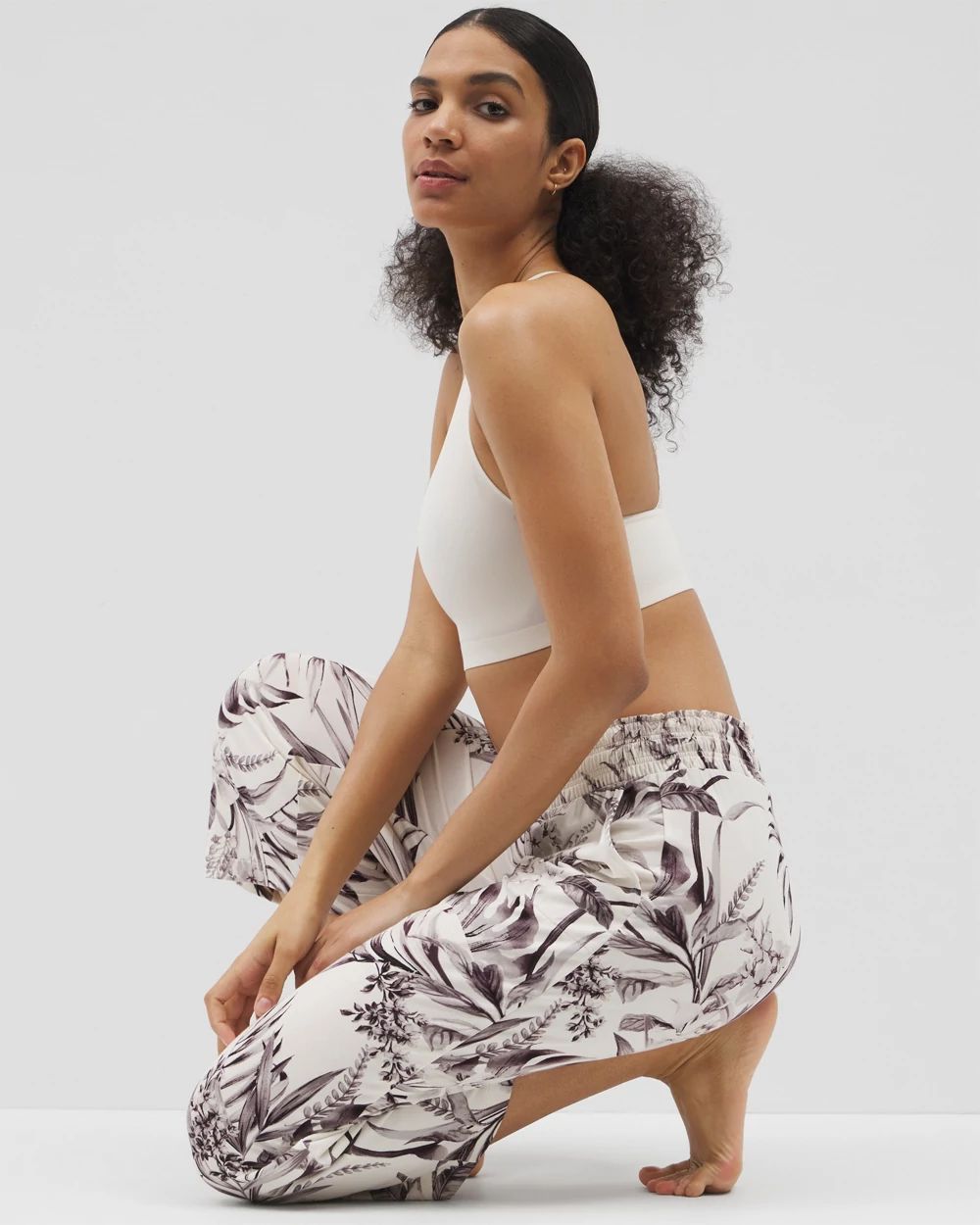 Cool Nights Cropped Pajama Pants