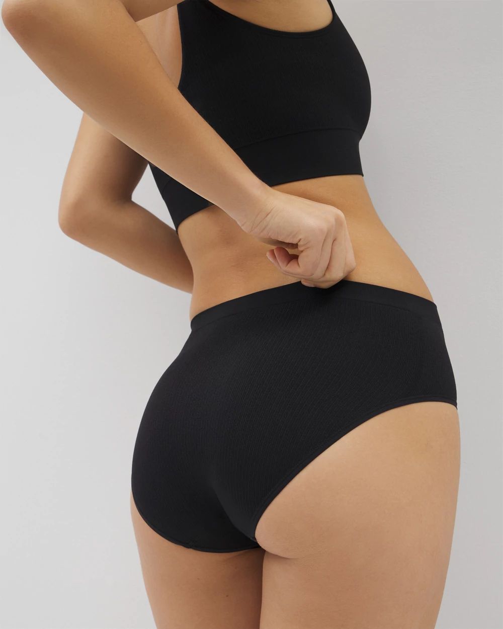 Seamless Rib High-Leg Panty click to view larger image.