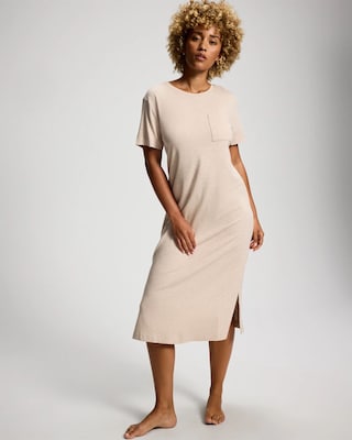 Short-Sleeve Long Sleepshirt