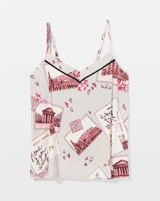 Piped Pajama Cami click to view larger image.