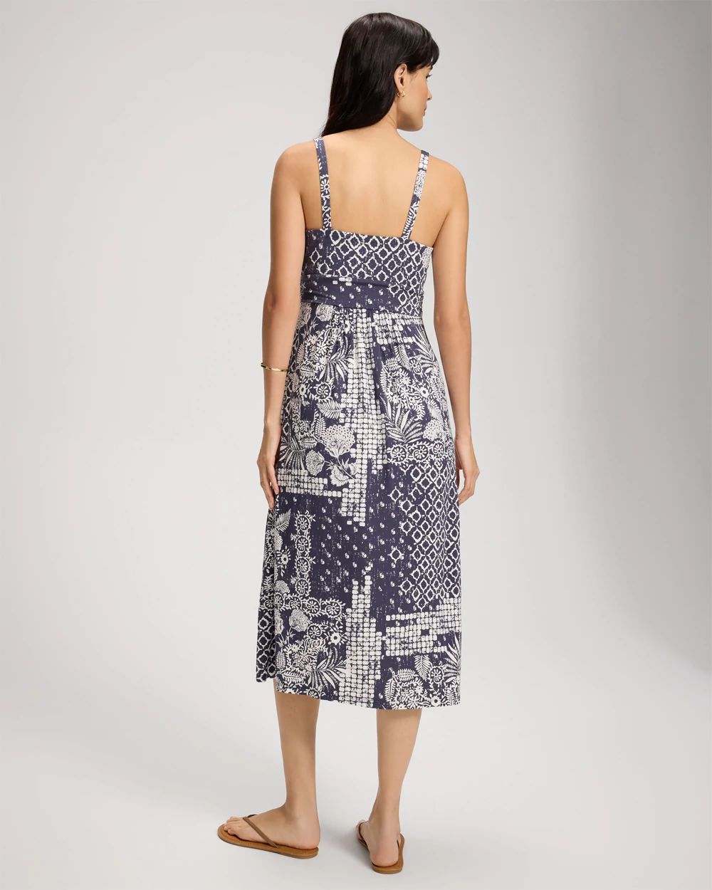 Soft Jersey Surplice Midi Bra Dress