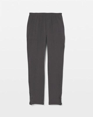 Rib Ankle Pajama Pants click to view larger image.