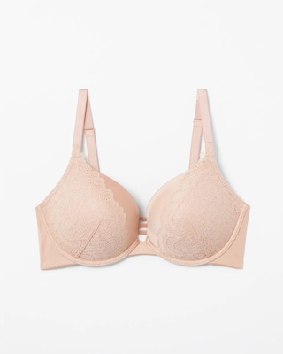 Push-up Plunge Bra with Lace click to view larger image.