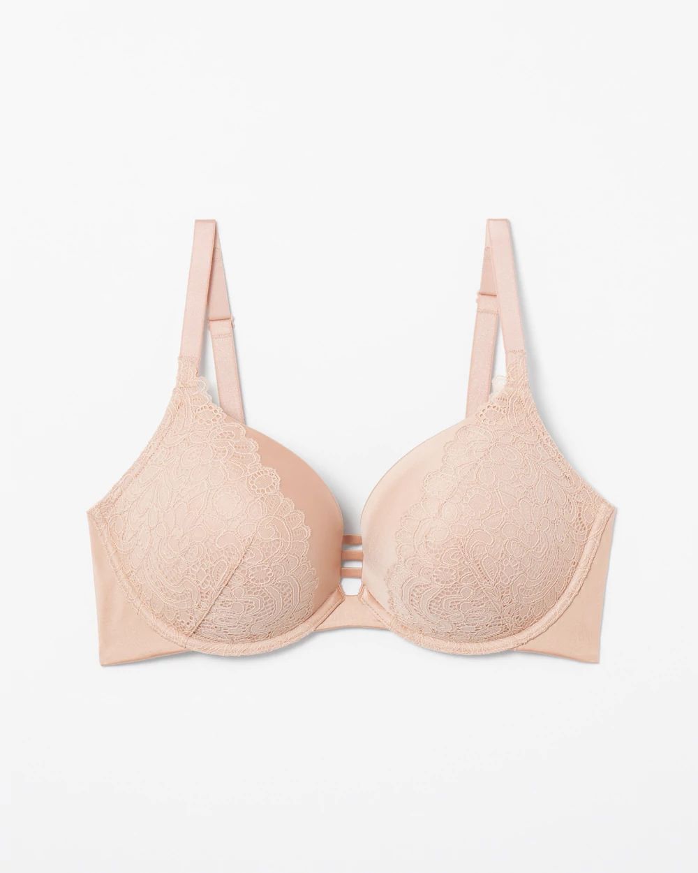 Stunning Push-up Plunge Bra with Lace