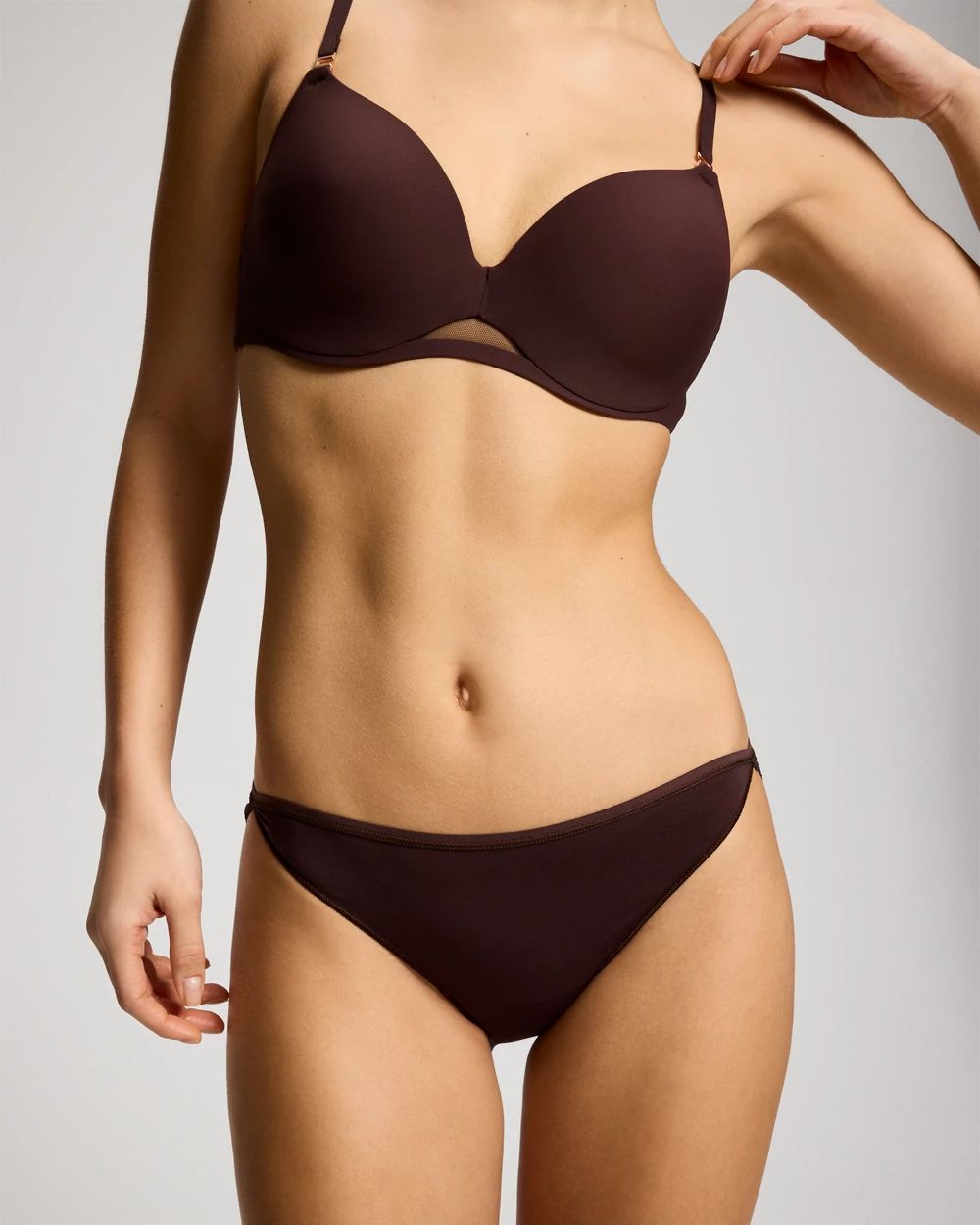 Lace Back Bikini Panty click to view larger image.