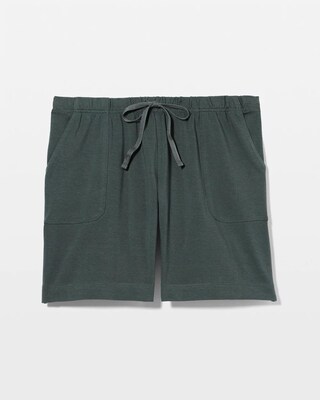 Relaxed Long Pajama Shorts click to view larger image.