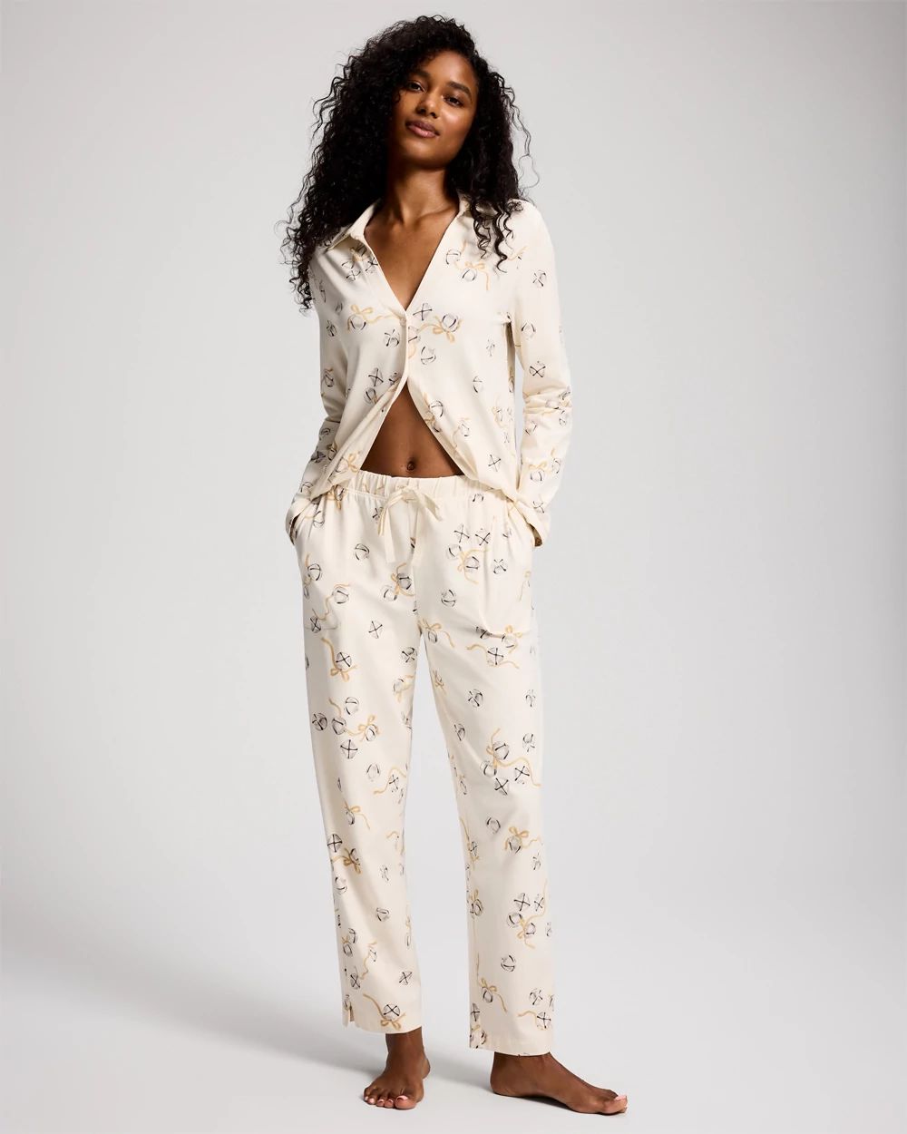 Ankle-Length Pajama Pants