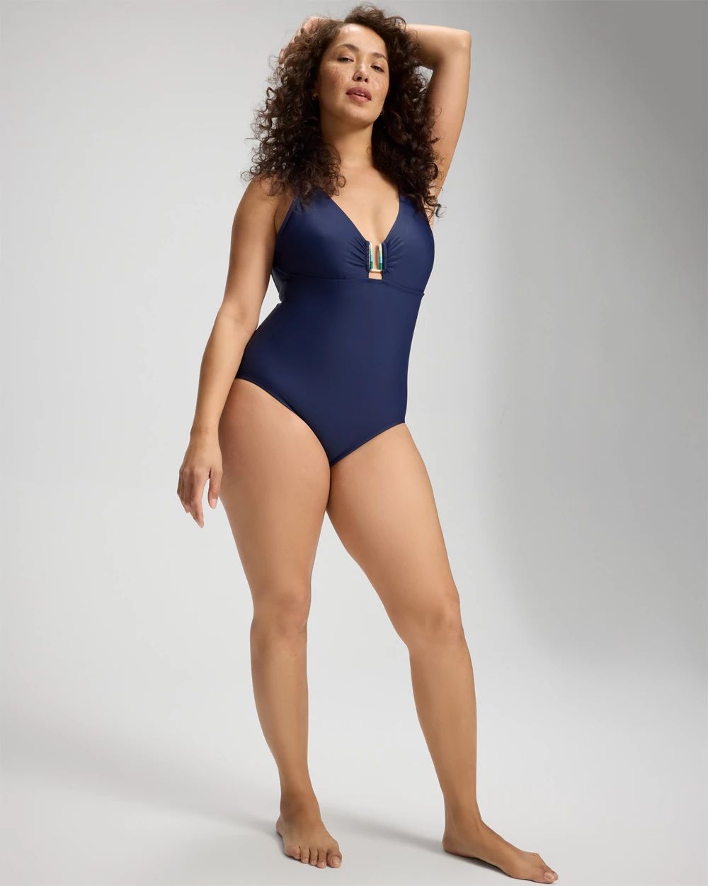 Gold Standard Hardware One-Piece Swimsuit click to view larger image.