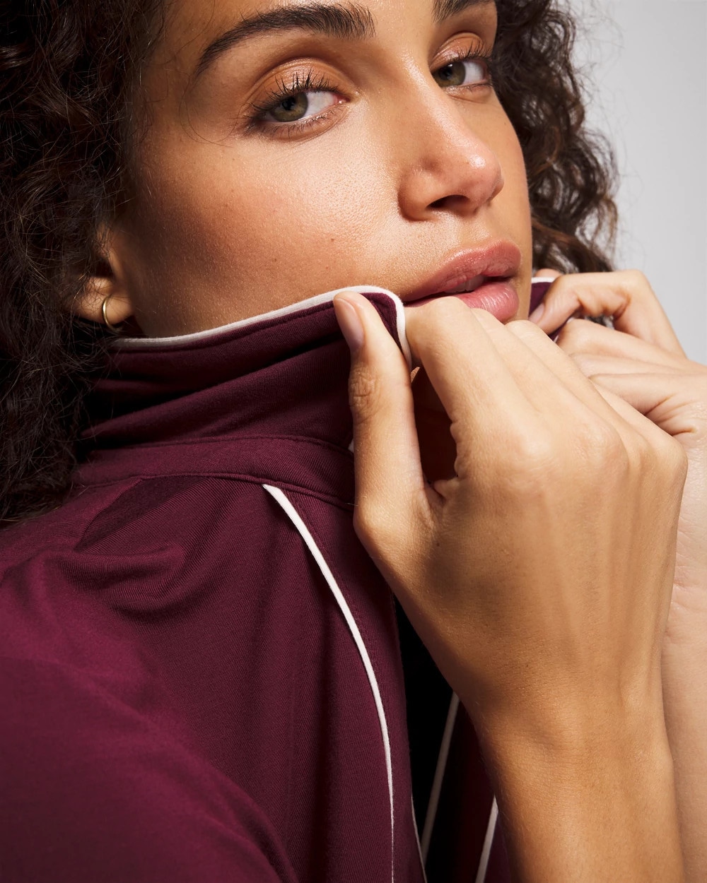 Button-Front Sleepshirt