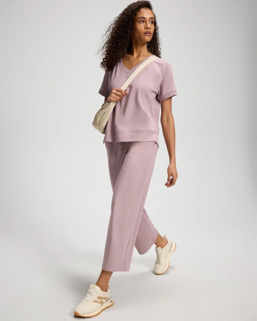 Essential Terry Crop Pants click to view larger image.