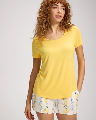 Short Sleeve and Short Pajama Set