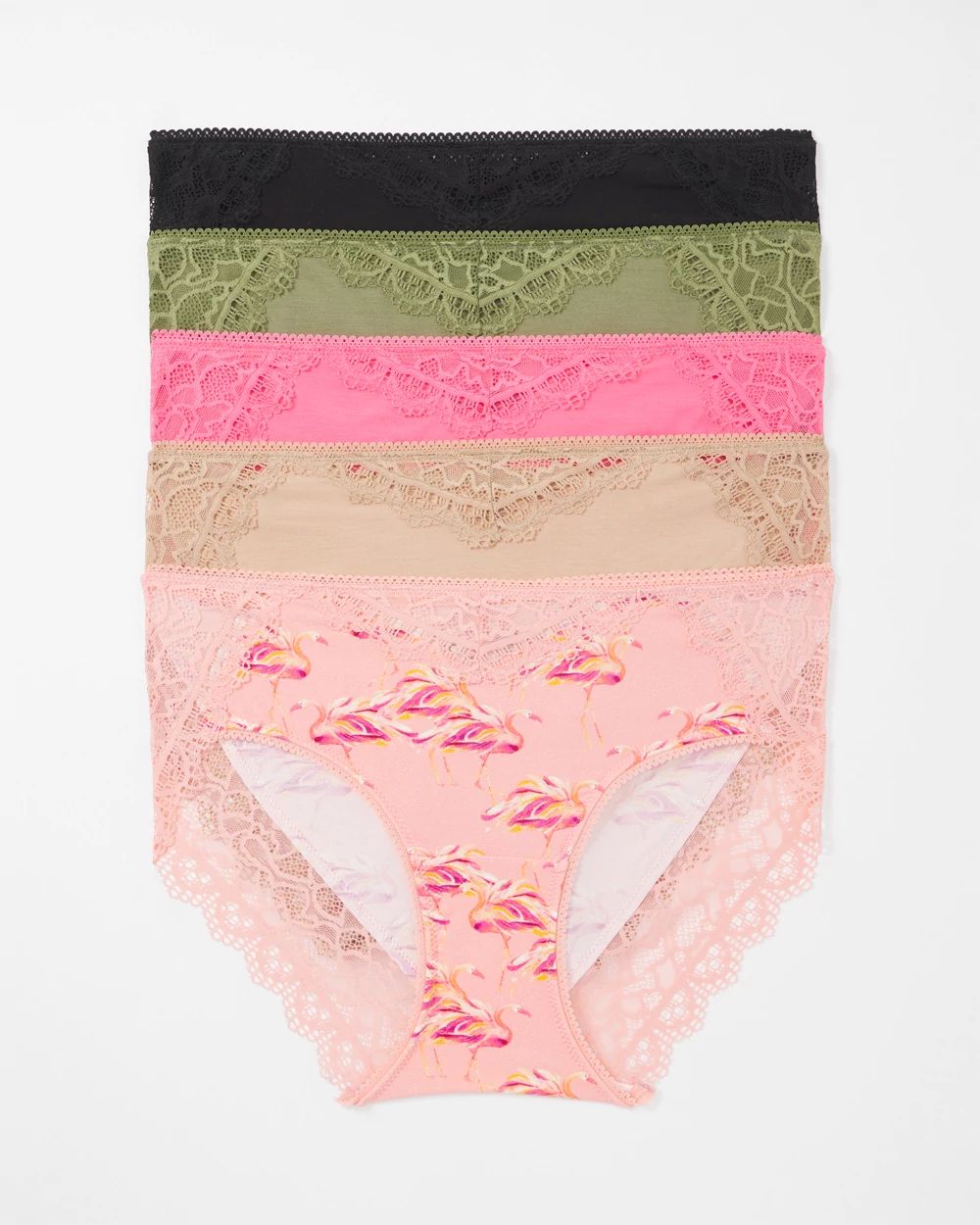 Lace Hipster 5 Pack