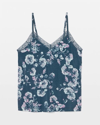 Lace Trim Pajama Cami click to view larger image.