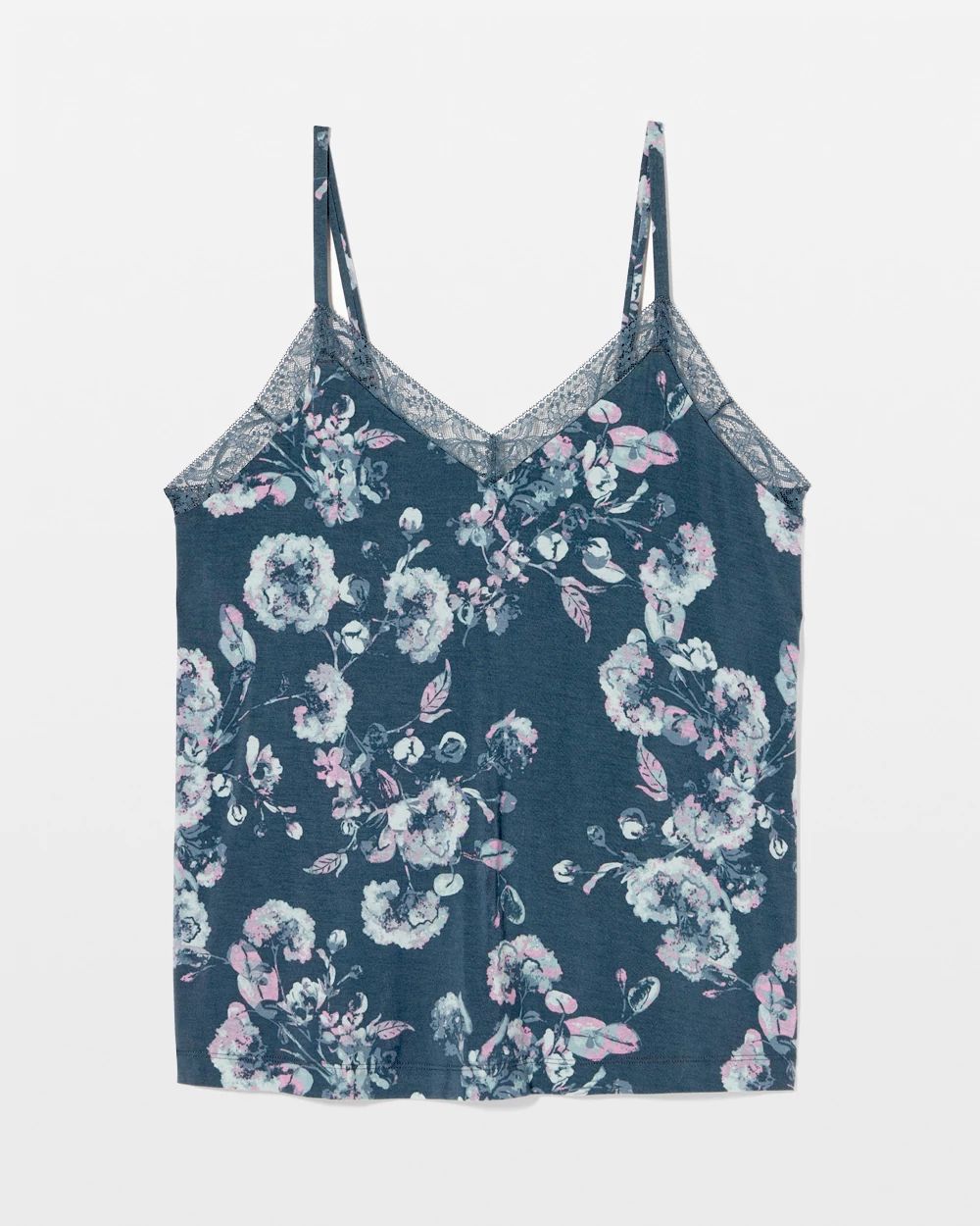Lace Trim Pajama Cami click to view larger image.