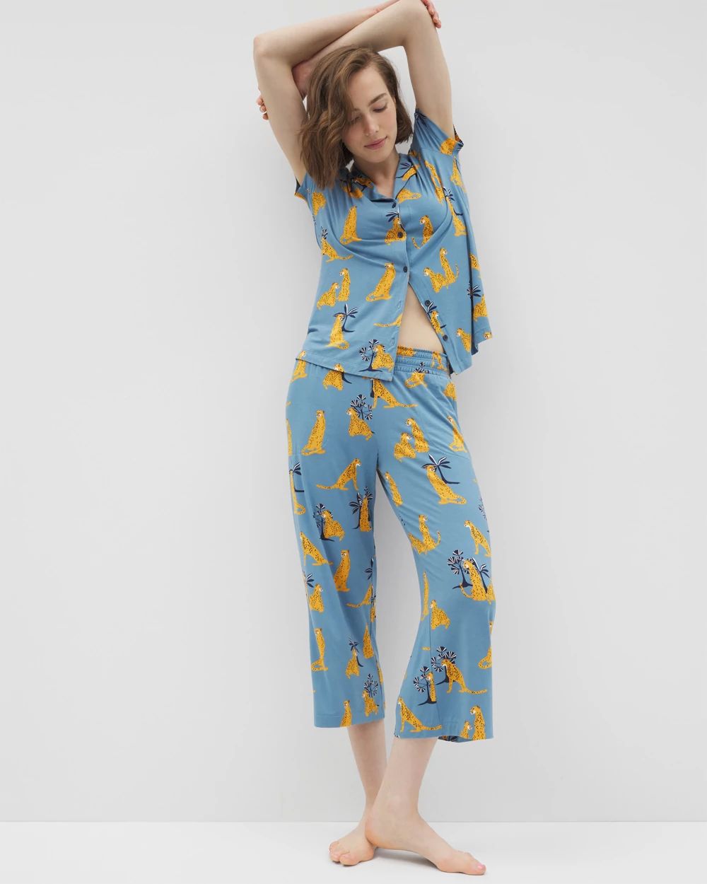 Cool Nights Cropped Pajama Pants